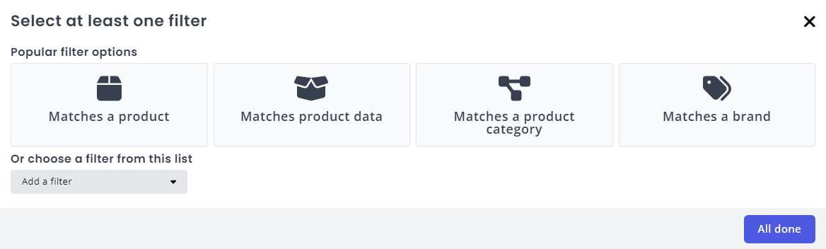 Merchandising Targets