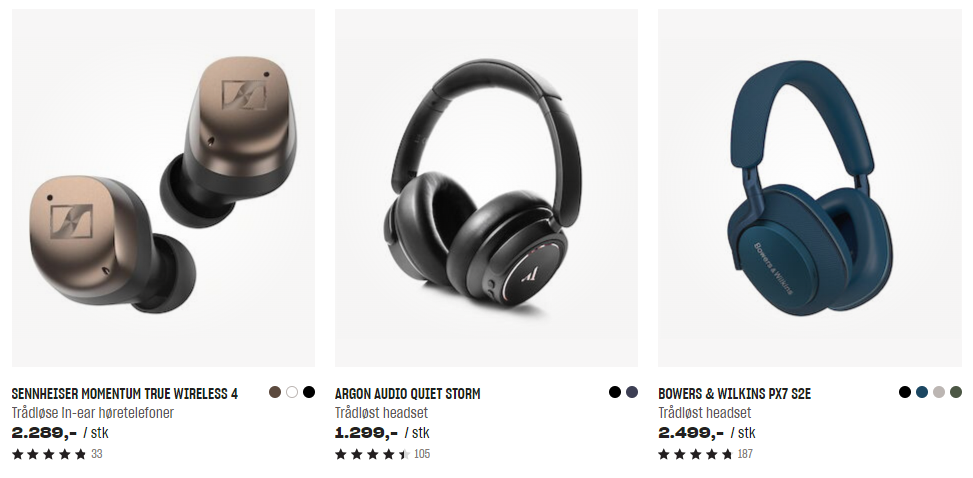 Example of promoted variants